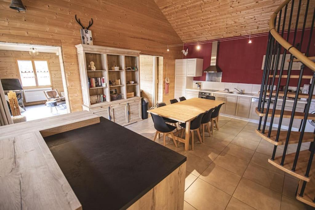 Gite Jura Mina Chalet Au Milieu De La Nature Villa Ney Esterno foto
