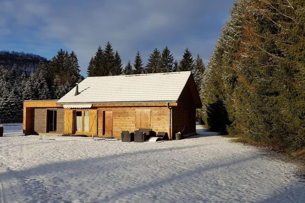 Gite Jura Mina Chalet Au Milieu De La Nature Villa Ney Esterno foto