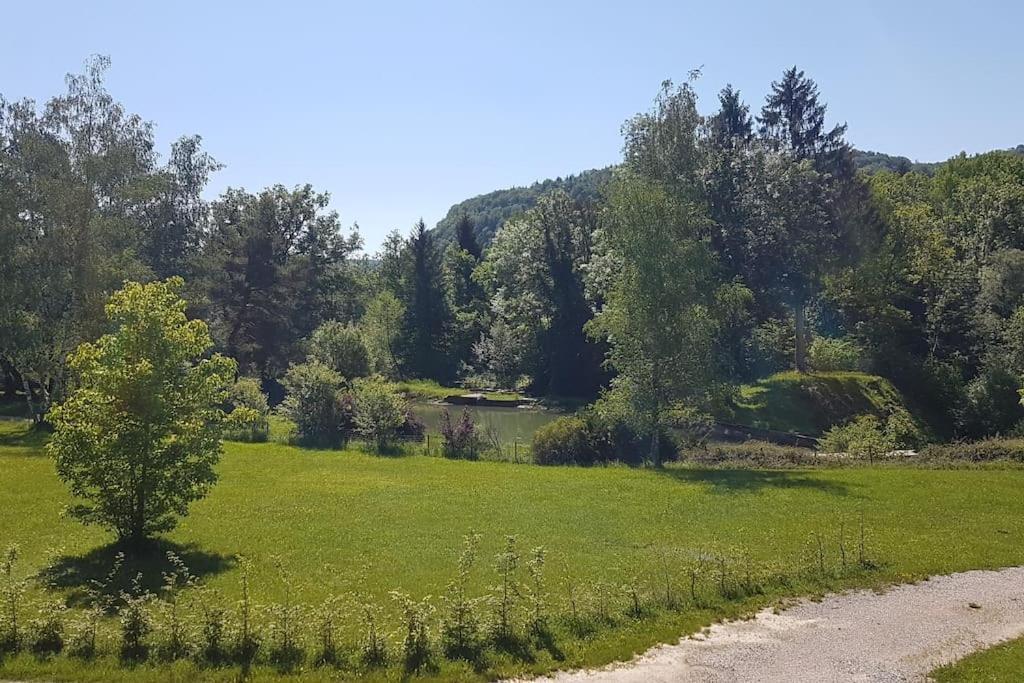 Gite Jura Mina Chalet Au Milieu De La Nature Villa Ney Esterno foto